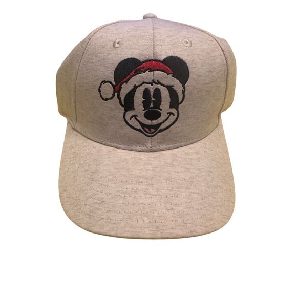 NWOT Disney Parks Mickey Mouse Classics Christmas Santa  Holiday Baseball Cap - Picture 1 of 3